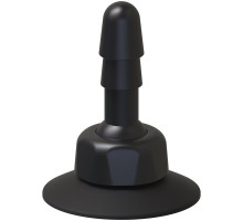 Плаг с присоской для фиксации насадок Deluxe 360° Swivel Suction Cup Plug (черный)