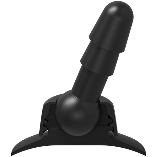 Плаг с присоской для фиксации насадок Deluxe 360° Swivel Suction Cup Plug (черный)