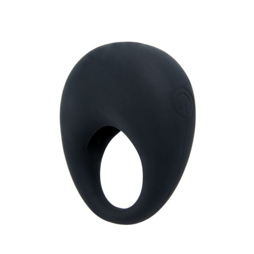 Черное вибрирующее эрекционное кольцо Trap (черный)