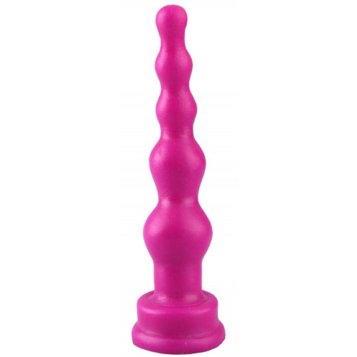 Фиолетовый анальный стимулятор-ёлочка - 14,5 см. (фиолетовый)