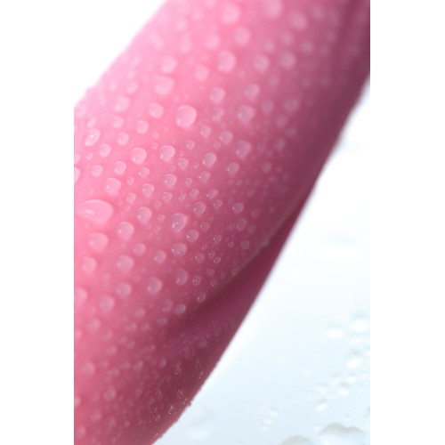 Розовый вибратор POLLY с 7 режимами вибрации - 18,3 см. (розовый)