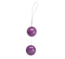 Фиолетовые вагинальные шарики Twins Ball (фиолетовый)