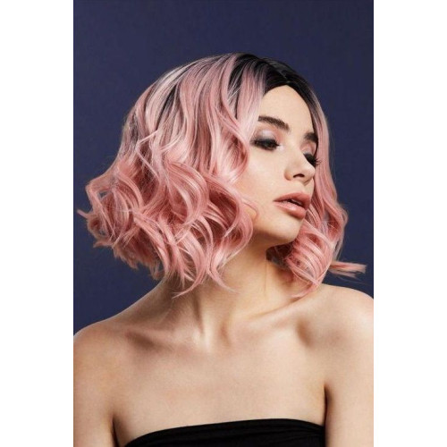Нежно-розовый парик  Кортни (нежно-розовый)