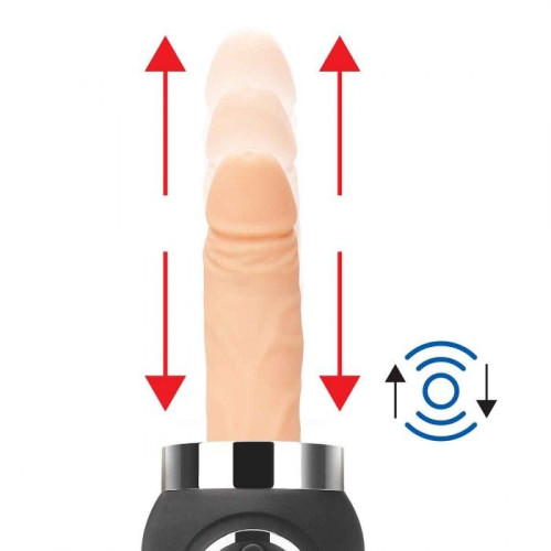 Портативная секс-машина Thrusting Compact Sex Machine c 2 насадками (разноцветный)