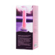 Прозрачно-розовый, светящийся в темноте фаллоимитатор  Не-Он  - 20 см. (розовый)