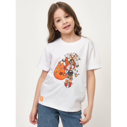 Детская футболка с принтом Soul (белый|152-158)