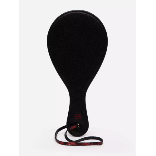 Стильная широкая шлепалка Reversible Dual Texture Round Paddle - 28 см. (красный с черным)