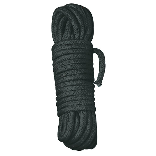 Чёрная веревка для связывания - 7 м. (черный)