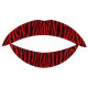 Lip Tattoo Тигровый красный (черный с красным)
