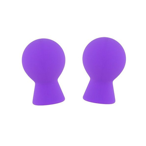 Фиолетовые присоски для груди LIT-UP NIPPLE SUCKERS SMALL PURPLE (фиолетовый)