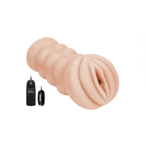 Мастурбатор-вагина с вибрацией Satisfaction Vibro Honeypot (телесный)