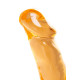 Оранжевый леденец в форме пениса со вкусом аморетто (оранжевый)