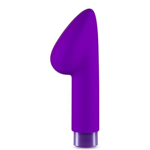 Фиолетовый вибромассажер B4 - 13,97 см. (фиолетовый)