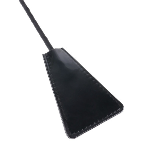 Черный стек Feather Crop с пуховкой на конце - 53,3 см. (черный)