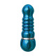 Голубой аллюминиевый вибратор BLUE SMALL - 7,5 см. (голубой)