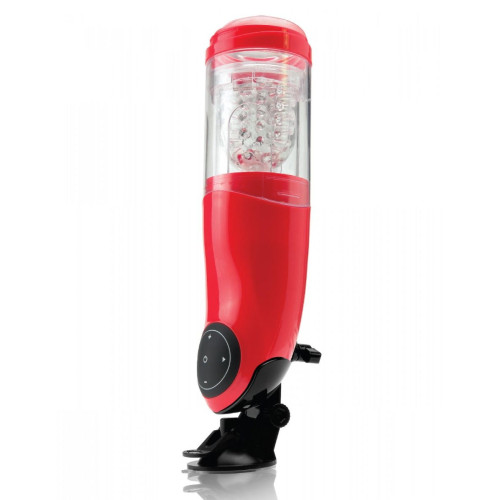 Автоматический мастурбатор-ротик с подсветкой Mega-Bator Mouth (красный)