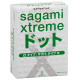 Презервативы Sagami Xtreme Type-E с точками - 3 шт. (зеленый)