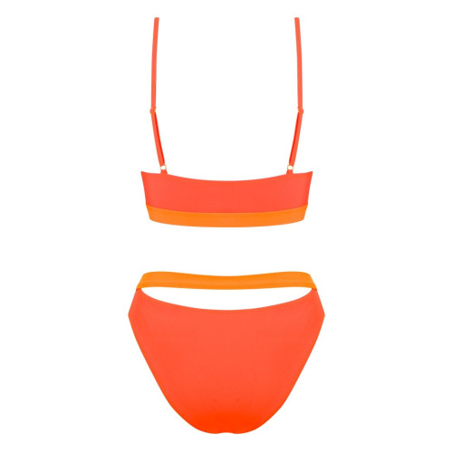 Раздельный женский купальник Miamelle (оранжевый|L)