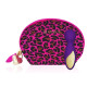 Фиолетовый вибратор Lovely Leopard - 12 см. (фиолетовый)