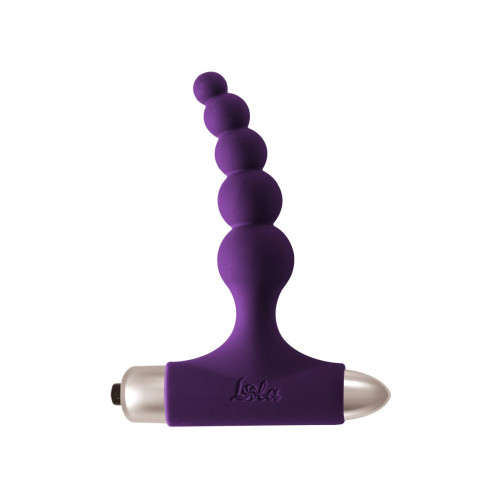 Фиолетовая анальная вибропробка New Edition Splendor - 12,1 см. (фиолетовый)