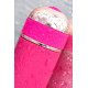 Розовый нереалистичный вибратор Mastick - 18 см. (розовый)