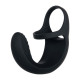Эрекционное кольцо с вибрацией и стимуляцией мошонки Vibrating Ball Cradle (черный)