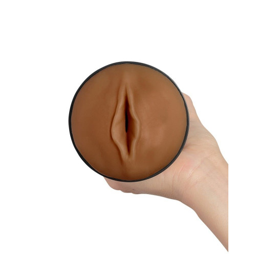 Коричневый мастурбатор-вагина Feel Stroker (коричневый)