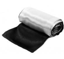 Черно-белая атласная лента для связывания - 1,4 м. (черный с белым)