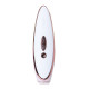 Вакуумно-волновой стимулятор Satisfyer Luxury Prêt-à-porter с вибрацией (белый с розовым)