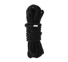 Черная веревка для шибари DELUXE BONDAGE ROPE - 5 м. (черный)