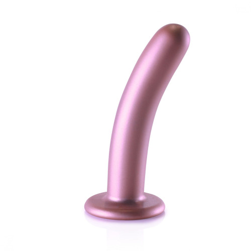 Розовый фаллоимитатор Smooth G-Spot - 15 см. (розовый)