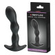 Черный анальный стимулятор простаты с вибрацией Special Anal Massager - 14,5 см. (черный)