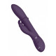 Фиолетовый вибратор-кролик Halo со стимулирующим кольцом - 24,5 см. (фиолетовый)