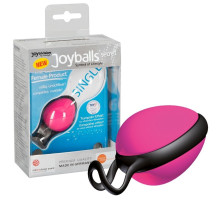 Розовый вагинальный шарик со смещенным центром тяжести Joyballs Secret (розовый)
