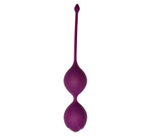 Фиолетовые вагинальные шарики Кегеля со смещенным центом тяжести Delta (фиолетовый)