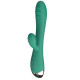 Зеленый вибратор-кролик Eridan - 21 см. (зеленый)