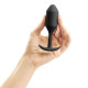 Чёрная пробка для ношения B-vibe Snug Plug 2 - 11,4 см. (черный)