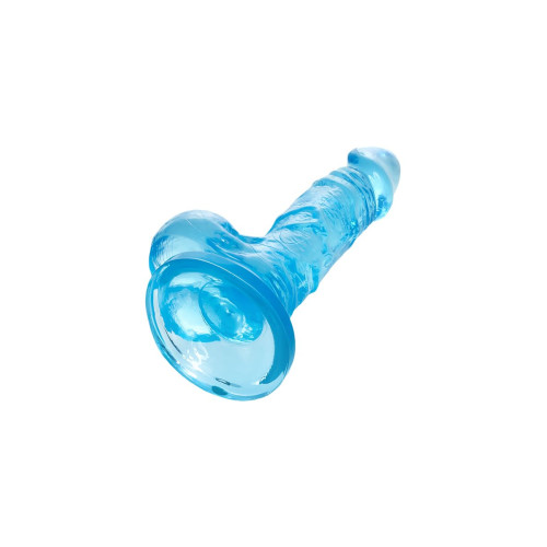 Голубой реалистичный фаллоимитатор Indy - 15,8 см. (голубой)
