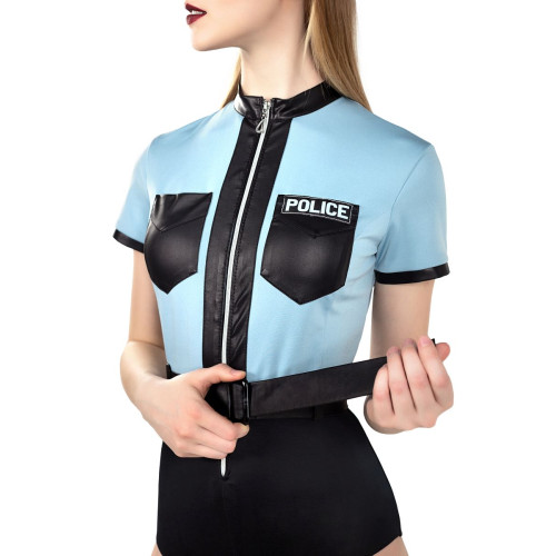 Игровой костюм  Полицейская (голубой с черным|40-42)