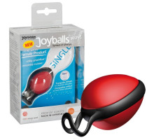Красный вагинальный шарик со смещенным центром тяжести Joyballs Secret (красный)