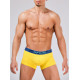 Мужские трусы-боксеры с резинкой джинсового цвета (желтый|M)