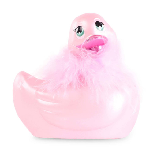Розовый вибратор-уточка I Rub My Duckie 2.0 Paris (розовый)