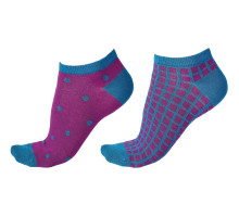 Набор из 2 пар заниженных носков (разноцветный|36-42)