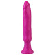 Фиолетовый анальный стимулятор без мошонки - 14 см. (фиолетовый)