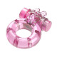 Розовое эрекционное кольцо с вибрацией Ring (розовый)