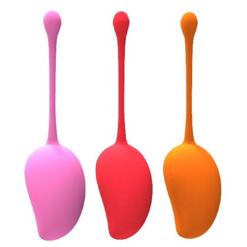 Набор из 3 вагинальных шариков KEGEL EXERCISE SET (разноцветный)