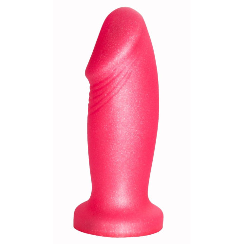 Розовая пробка-фаллос - 13,7 см. (розовый)