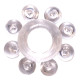 Прозрачное эрекционное кольцо Rings Bubbles (прозрачный)