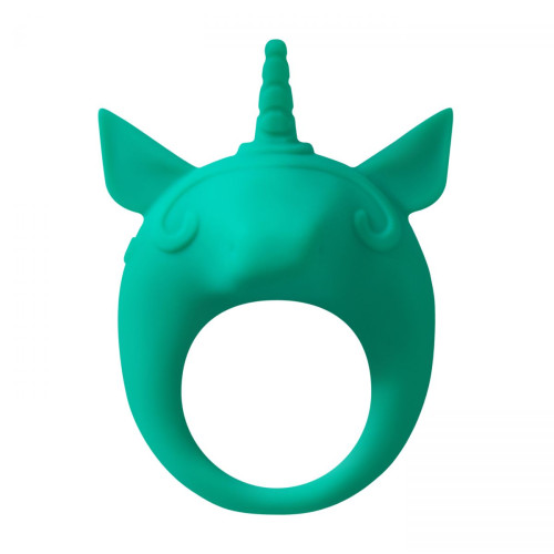 Зеленое эрекционное кольцо Unicorn Alfie (зеленый)