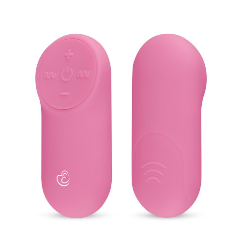 Розовое виброяйцо Vibrating Egg с пультом ДУ (розовый)